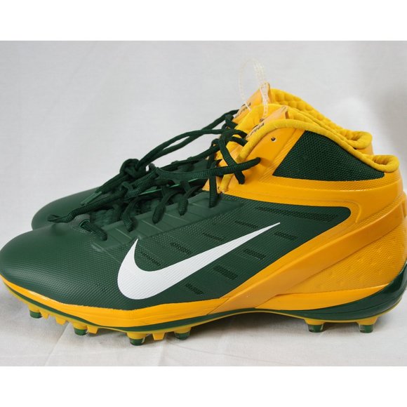 lime green nike football cleats